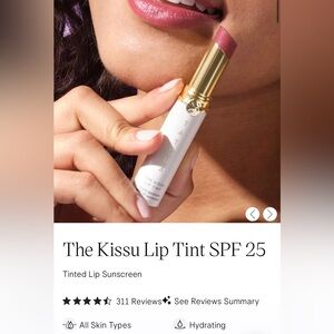 Tatcha The Kissu Lip Tint - full size Camellia SPF